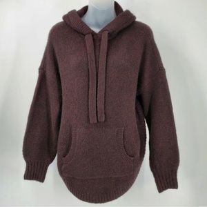 Women's Madewell Wilmington Hoodie Sweater
Medium NB371 Heather Raisin A5